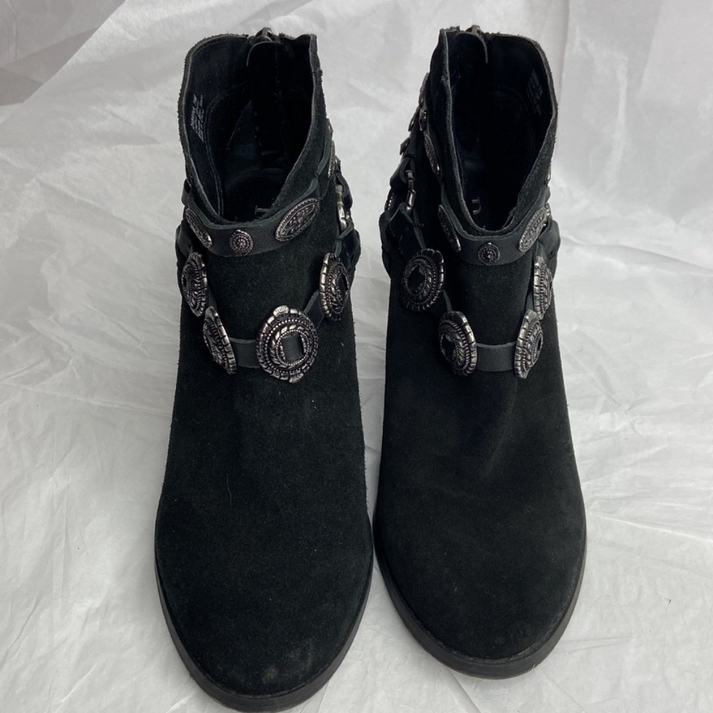 REBA western style black ankle boots - size 7